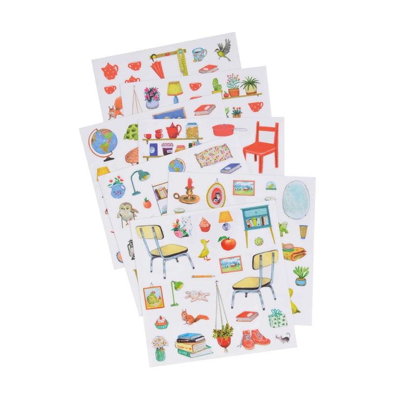 Moulin Roty La Grande Famille Sticker Book (20 Pages) - Image 2